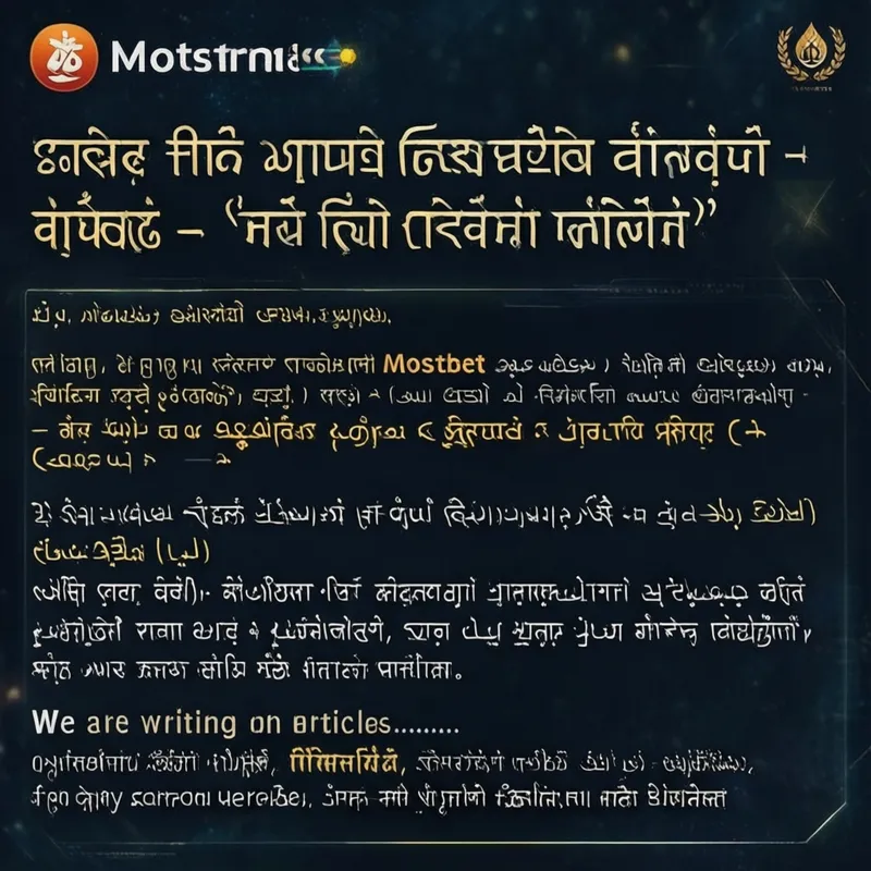 Mostbet App Features